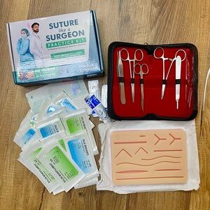 Medical student surgery suture kit
